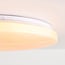 3-trins dæmpbar LED-loftlampe Corinda med marmorlook - hvid