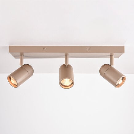 Loftspot Tivo med 3 justerbare spots i sandbeige