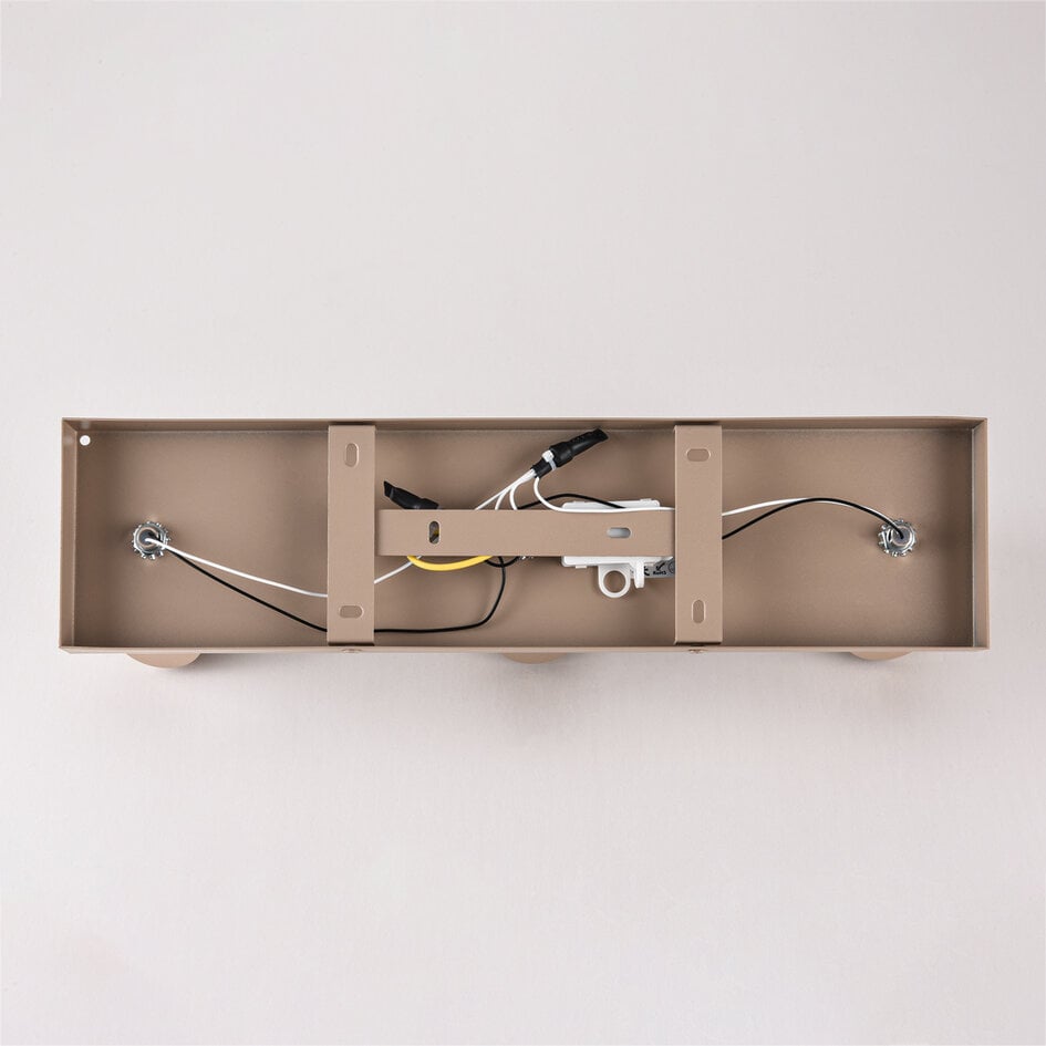 Loftspot Tivo med 3 justerbare spots i sandbeige