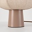 Bordlampe Myrna med linnedskærm - gråbrun