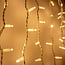 Lysgardin med sammenkobling, hvid | fra 2 meter | 300 LED'er | 2200K ekstra varm hvid | gummi