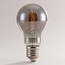 Dæmpbar E27 LED-filamentpære med røgfarvet glas, 8,5W