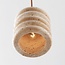 Elegant cylinderformet pendel Alva i travertin (natursten)