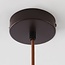 Elegant cylinderformet pendel Alva i travertin (natursten)