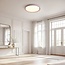 Loftlampe Ricardo i taupe med integreret LED og 3-trins dæmpbar Ø41 cm