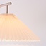 Buelampe Tatsu med plisseret stofskærm - beige