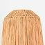 Bordlampe Aruna af raffiapapir - beige