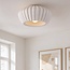 Wabi Sabi loftlampe Kagei - hvid med stenlook