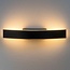 Design væglampe Dean - sort og integreret LED