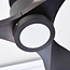 2. sortering: Loftventilator Mees med LED og 3 blade i sort