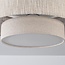 Loftlampe Tango med lagdelt linnedskærm