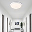 Plafond i hvid Ø35,2 cm med nødbelysning og CCT-switch 3000K/4000K/6000K
