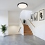 Plafond i sort Ø35,2 cm med justerbar farvetemperatur