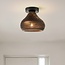 Loftlampe Papilla 1 lyskilde - bølgepap