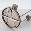 Loftlampe Carato med 5 ravfarvede glaskugler - beige