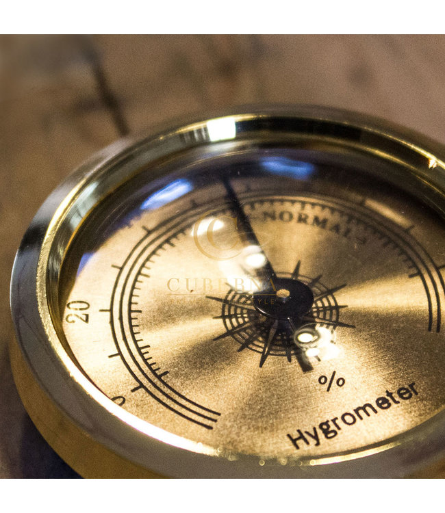 Kleiner Hygrometer Klassik Bronze