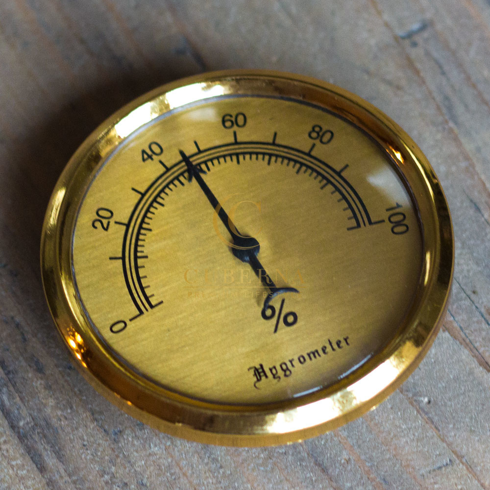 Großer Hygrometer Klassik Bronze Cuberna.de