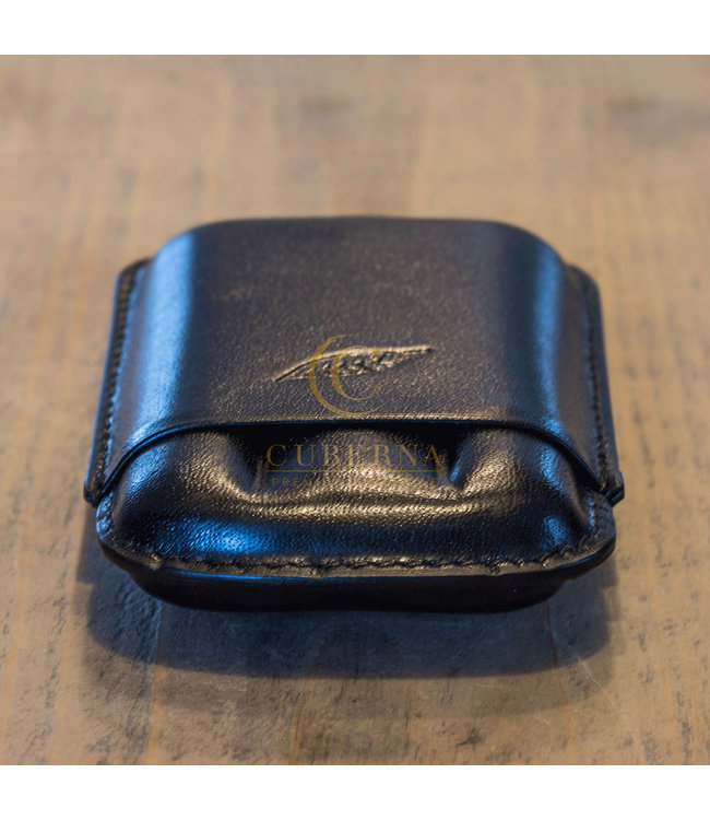 Leder Zigarrenetui Corona für drei Zigarren