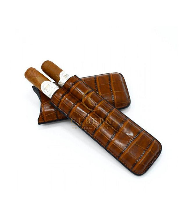 Leder Zigarrenetui Exotic