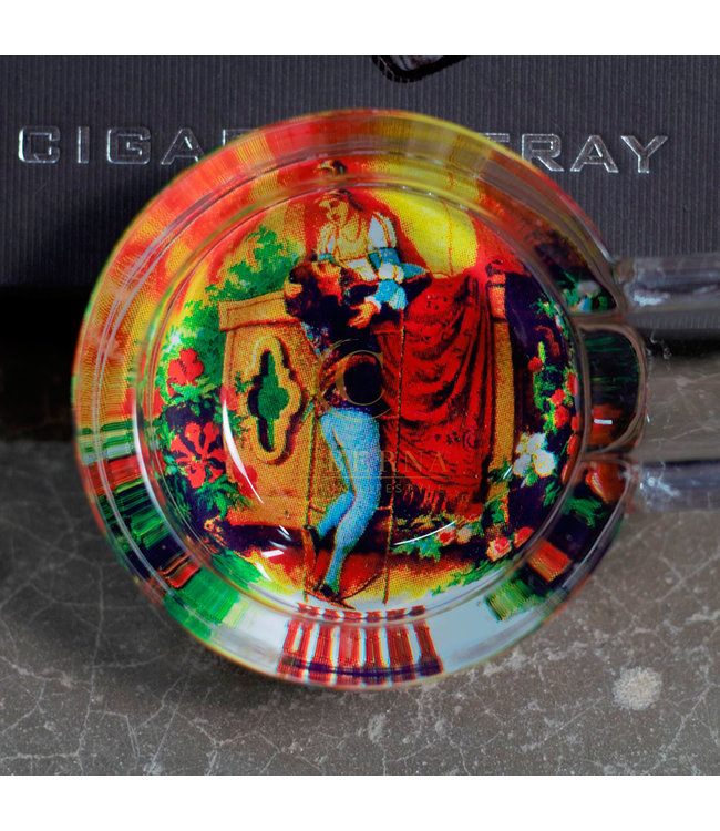 Zigarrenaschenbecher Romeo Y Julieta Glas
