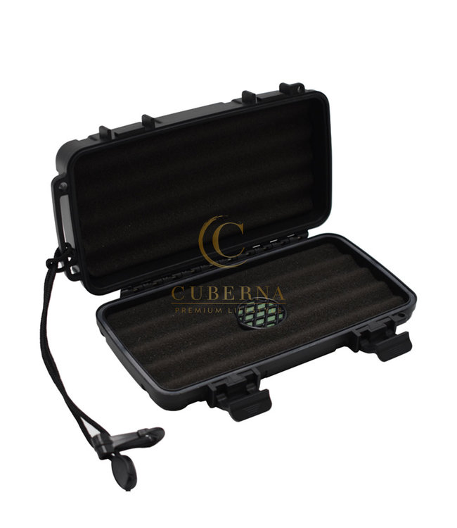 Reisehumidor schwarz 5 Zigarren