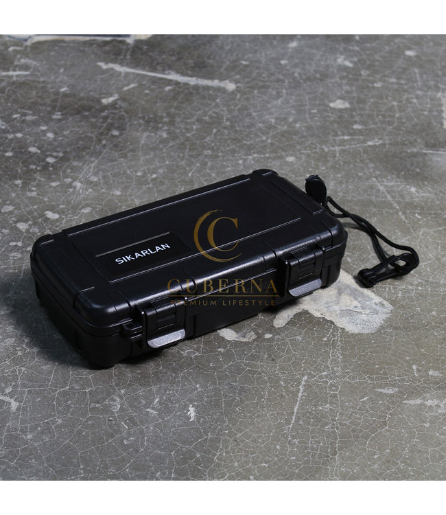 Reisehumidor schwarz 5 Zigarren