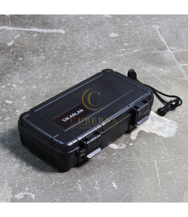 Reisehumidor schwarz 5 Zigarren