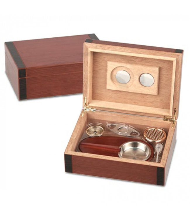Humidor Set Cereza Negra