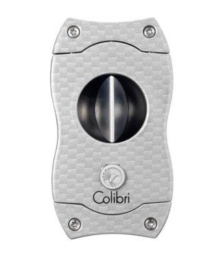 Zigarrenschneider Colibri V-Cut silber carbon