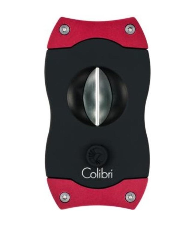 Zigarrenschneider Colibri V-Cut schwarz - rot