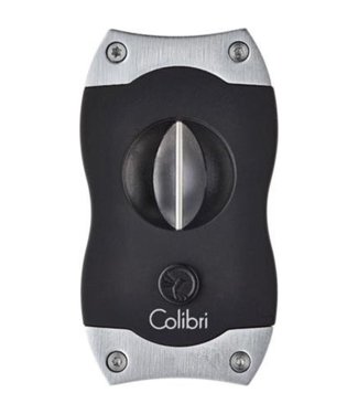 Zigarrenschneider Colibri V-Cut schwarz - chrome