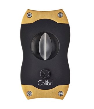 Zigarrenschneider  Colibri V-Cut schwarz - gold