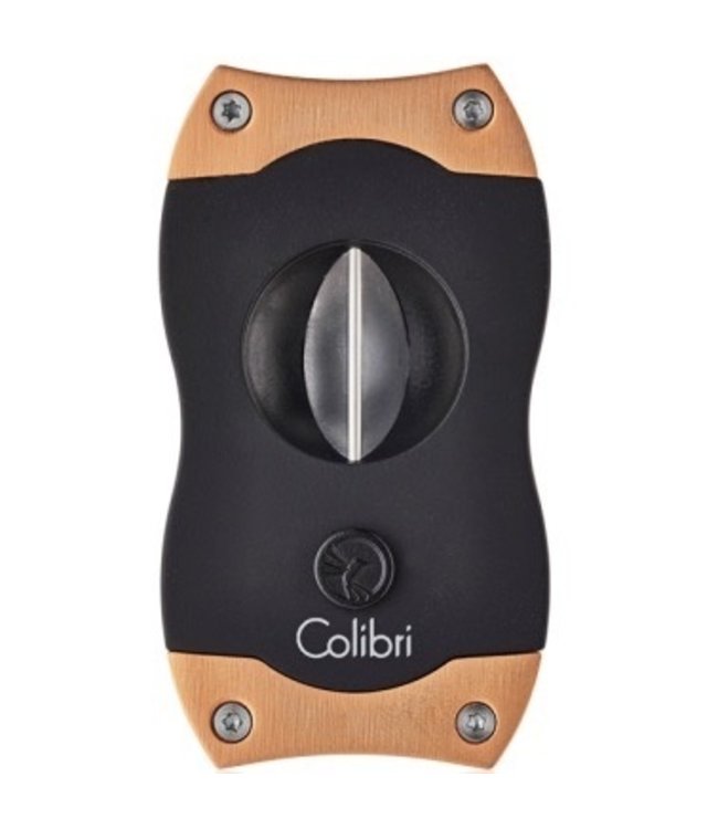 Zigarrenschneider Colibri V-Cut schwarz- rosé gold