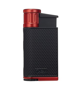 Feuerzeug  Colibri EVO JetFlame schwarz-rot