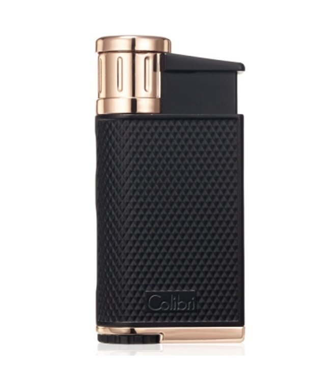 Feuerzeug Colibri EVO JetFlame schwarz - roségold