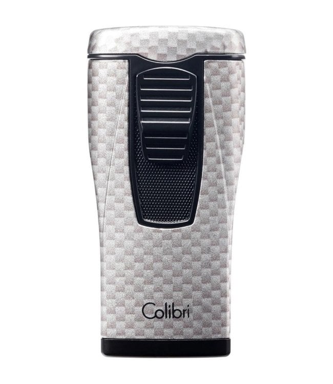 Feuerzeug Colibri Monaco carbon silber