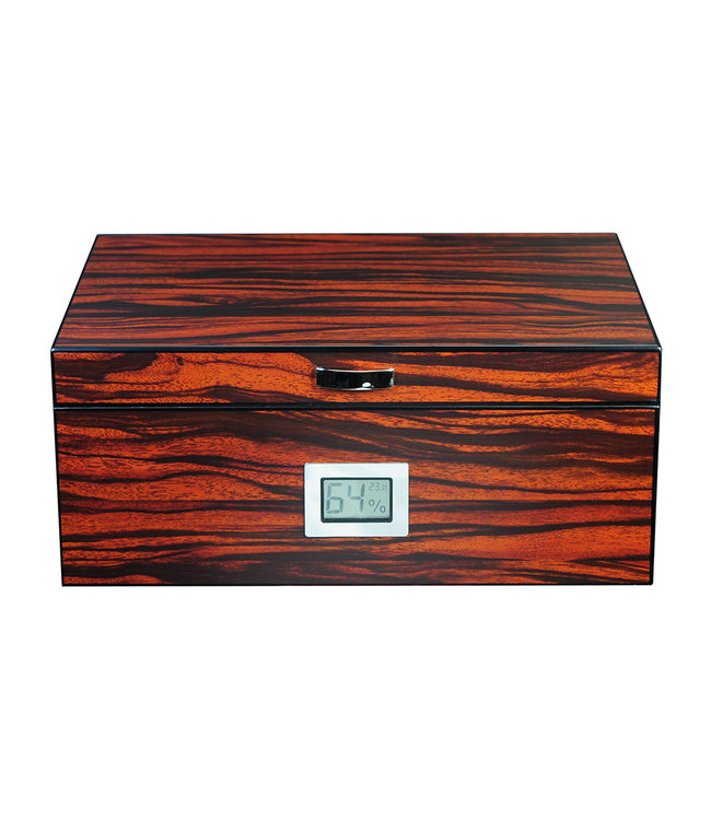 Humidor Ebony mit digitalem Hygrometer