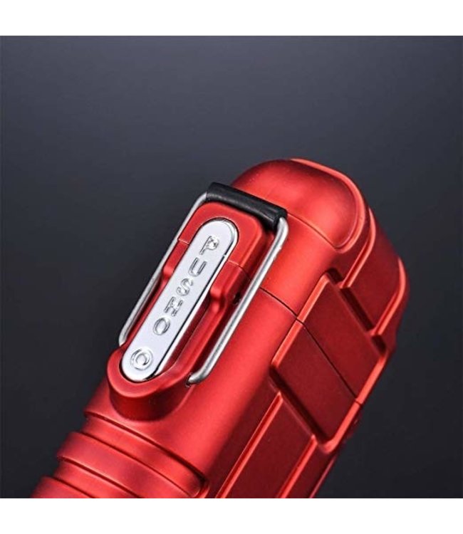 Cuberna Wasserdichtes Elektrisches Lichtbogen Feuerzeug USB Aufladbar Rot
