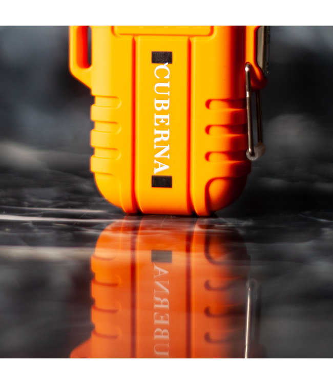 Cuberna Wasserdichtes Elektrisches Lichtbogen Feuerzeug USB Aufladbar Orange