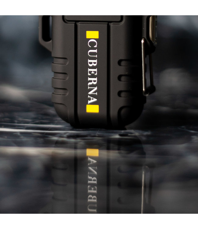 Cuberna Wasserdichtes Elektrisches Lichtbogen Feuerzeug USB Aufladbar Schwarz