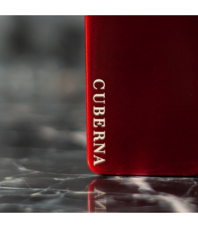 Cuberna Elektrische Lichtbogen USB Feuerzeug mit Batterieanzeige Rot