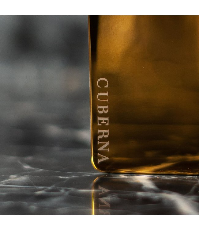 Cuberna Elektrische Lichtbogen USB Feuerzeug mit Batterieanzeige Gold