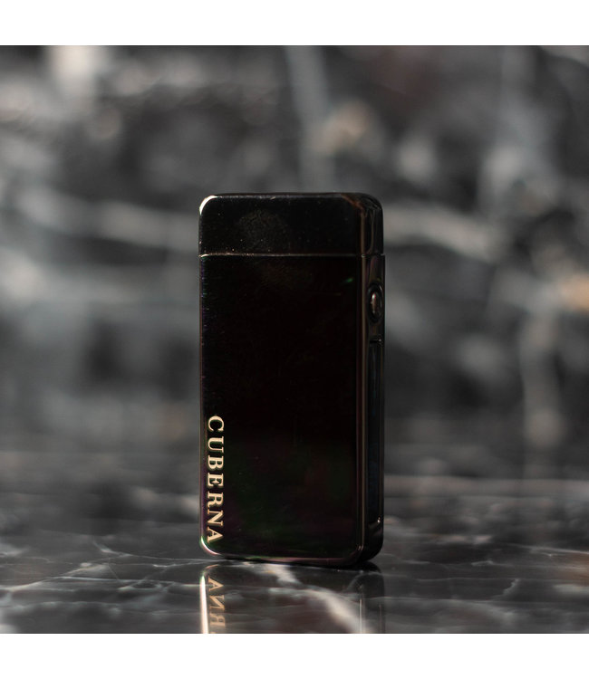 Cuberna Elektrische Lichtbogen USB Feuerzeug mit Batterieanzeige Ice Black