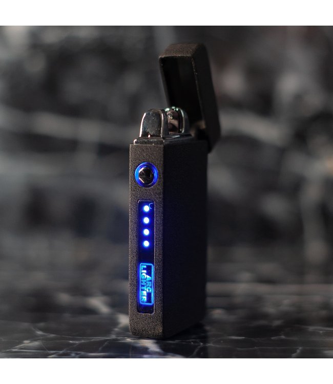 Cuberna Elektrische Lichtbogen USB Feuerzeug mit Batterieanzeige Frosted Black