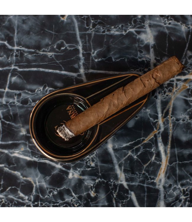 Zigarrenaschenbecher Cuberna Keramik schwarz