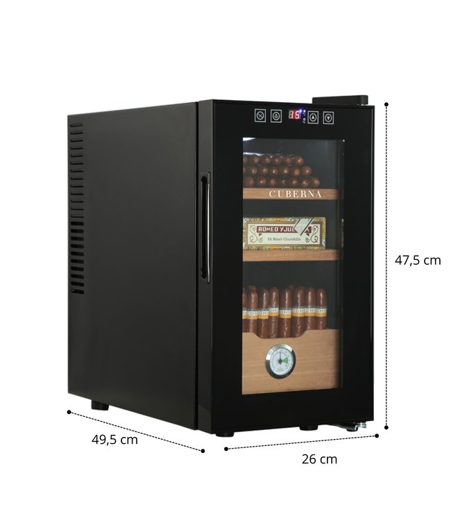 Elektrischer Humidor Emilia 25L1 - 150 Zigarren - Thermoelektrisch gekühlt