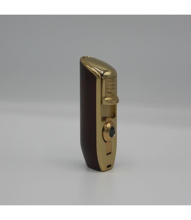 Zigarrenfeuerzeug Cohiba inklusive Bohrer in rot mit Luxus-Geschenkbox - Jet Flame Feuerzeug für Zigarren