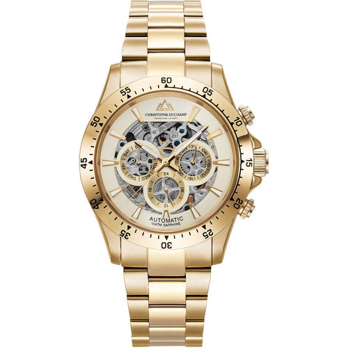 Christophe Duchamp Christophe Duchamp Grand Mont Automatic - Gold / Champagne Dial Christophe Duchamp Christophe Duchamp Grand Mont Automatic - Gold / Champagne Dial