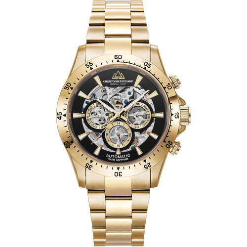 Christophe Duchamp Christophe Duchamp Grand Mont Automatic - Gold / Black Dial Christophe Duchamp Christophe Duchamp Grand Mont Automatic - Gold / Black Dial