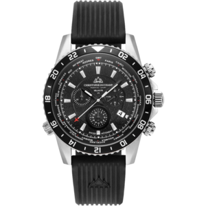 Christophe Duchamp Velocite V1 - Zwarte wijzerplaat met zwarte bezel